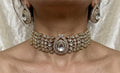 Kanthi White necklace set